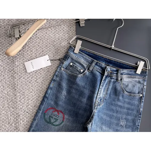 Replica Gucci Jeans For Men #1438497 $72.00 USD for Wholesale