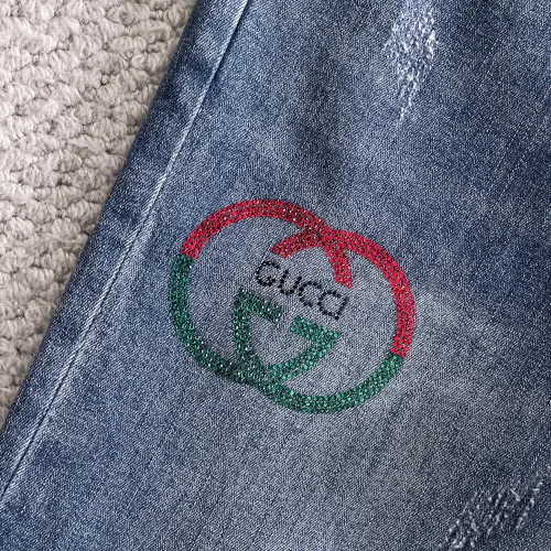Replica Gucci Jeans For Men #1438497 $72.00 USD for Wholesale
