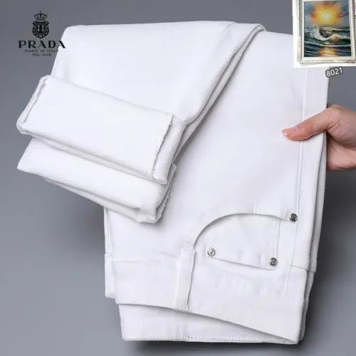 Replica Prada Jeans For Men #1438513 $48.00 USD for Wholesale