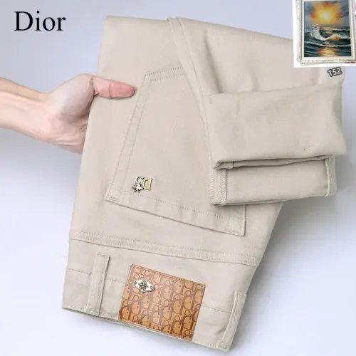 Replica Christian Dior Jeans For Men #1438528 $48.00 USD for Wholesale