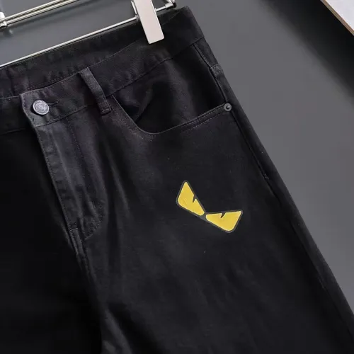 Replica Fendi Jeans For Men #1438540 $68.00 USD for Wholesale