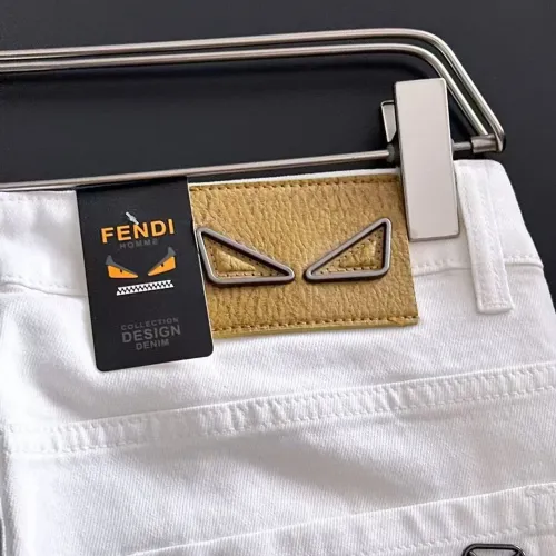 Replica Fendi Jeans For Men #1438544 $68.00 USD for Wholesale