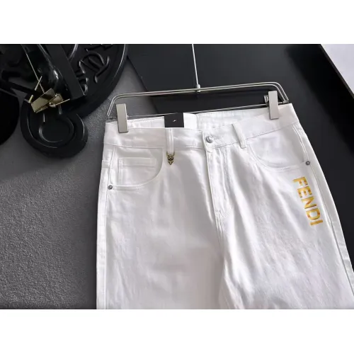 Replica Fendi Jeans For Men #1438544 $68.00 USD for Wholesale