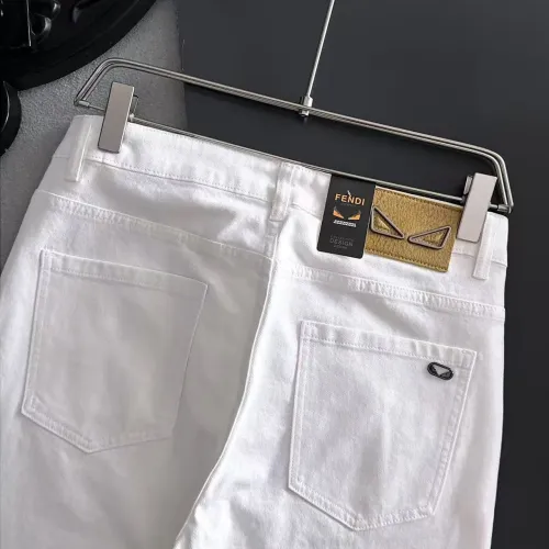 Replica Fendi Jeans For Men #1438544 $68.00 USD for Wholesale