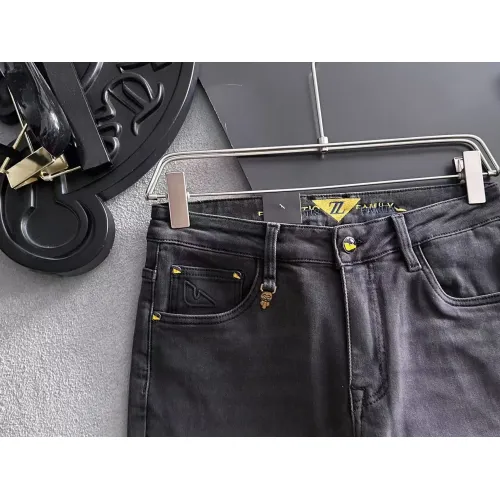 Replica Fendi Jeans For Men #1438576 $68.00 USD for Wholesale
