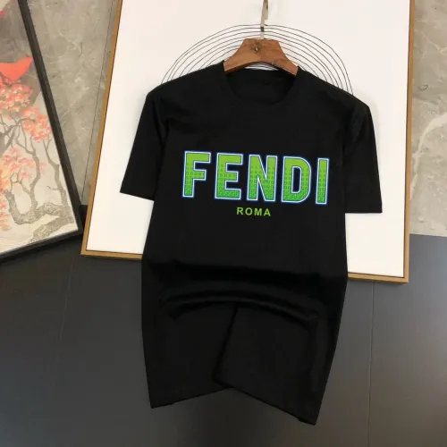 Cheap Fendi T-Shirts Short Sleeved For Men #1438726, $$40.00 USD On Fendi T-Shirts