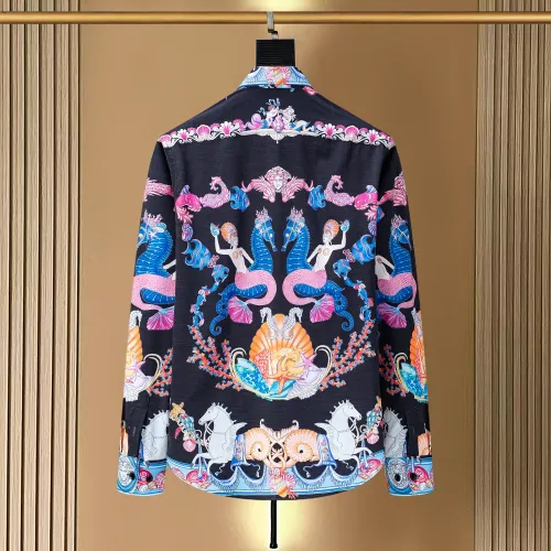 Replica Versace Shirts Long Sleeved For Men #1438796 $40.00 USD for Wholesale