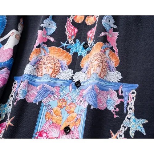 Replica Versace Shirts Long Sleeved For Men #1438796 $40.00 USD for Wholesale