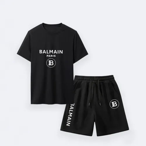 Cheap Balmain Tracksuits Short Sleeved For Men #1438831, $$42.00 USD On Balmain Tracksuits