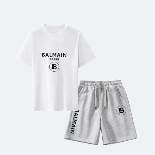 Cheap Balmain Tracksuits Short Sleeved For Men #1438832, $$42.00 USD On Balmain Tracksuits