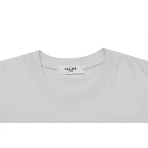 Replica Celine T-Shirts Short Sleeved For Unisex #1438955 $41.00 USD for Wholesale