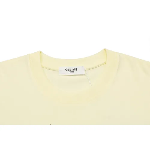 Replica Celine T-Shirts Short Sleeved For Unisex #1438968 $41.00 USD for Wholesale