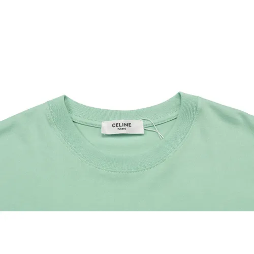 Replica Celine T-Shirts Short Sleeved For Unisex #1438971 $41.00 USD for Wholesale