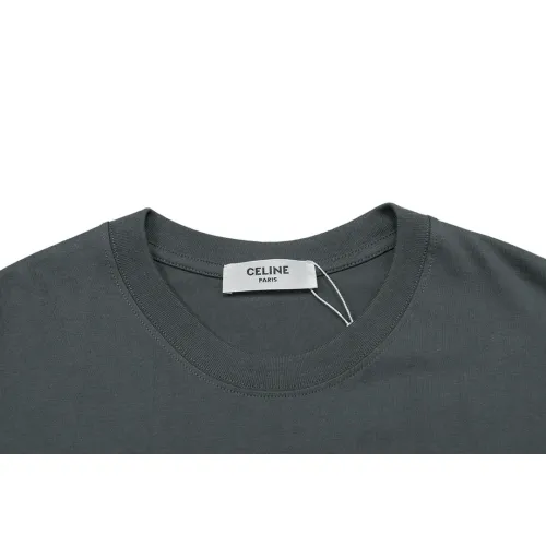 Replica Celine T-Shirts Short Sleeved For Unisex #1438974 $41.00 USD for Wholesale