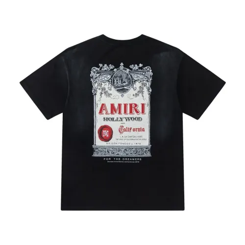 Cheap Amiri T-Shirts Short Sleeved For Unisex #1439081, $$42.00 USD On Amiri T-Shirts