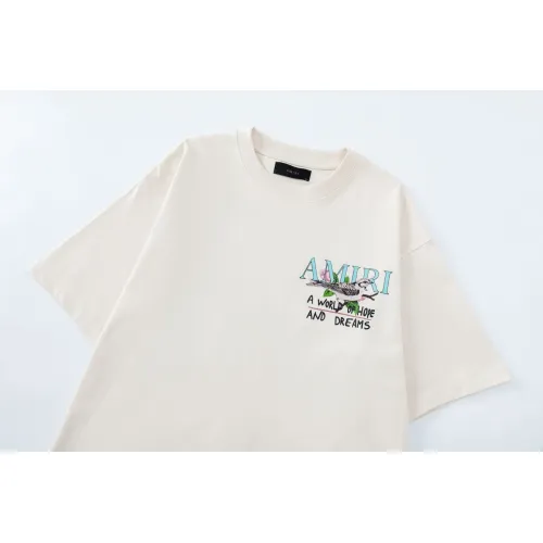 Replica Amiri T-Shirts Short Sleeved For Unisex #1439083 $42.00 USD for Wholesale