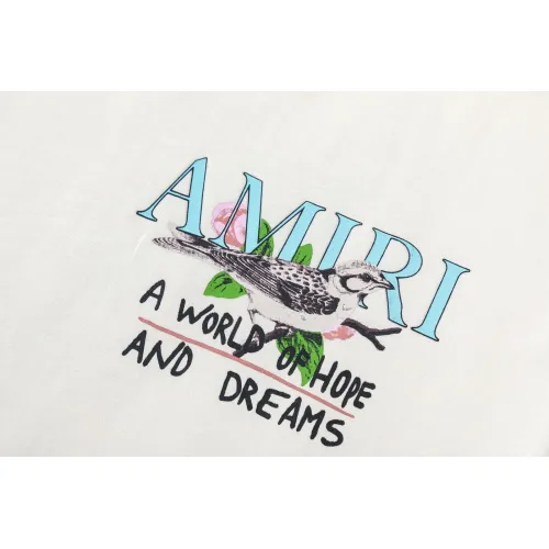Replica Amiri T-Shirts Short Sleeved For Unisex #1439083 $42.00 USD for Wholesale
