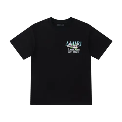 Cheap Amiri T-Shirts Short Sleeved For Unisex #1439084, $$42.00 USD On Amiri T-Shirts