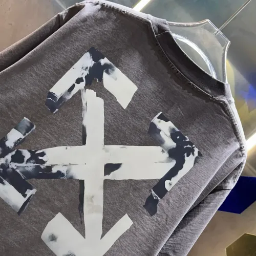 Replica Off-White T-Shirts Short Sleeved For Unisex #1439102 $45.00 USD for Wholesale