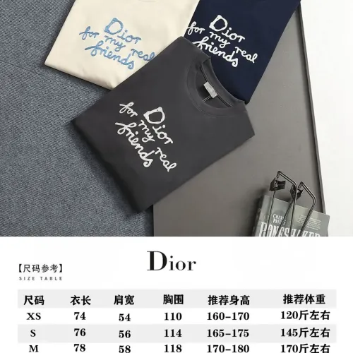 Replica Christian Dior T-Shirts Short Sleeved For Unisex #1439198 $40.00 USD for Wholesale