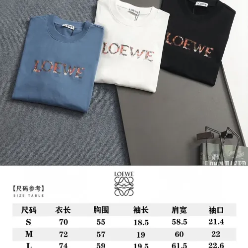 Replica LOEWE T-Shirts Short Sleeved For Unisex #1439218 $40.00 USD for Wholesale