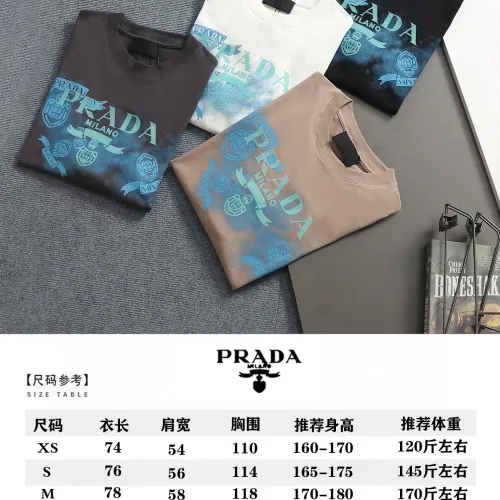 Replica Prada T-Shirts Short Sleeved For Unisex #1439229 $40.00 USD for Wholesale