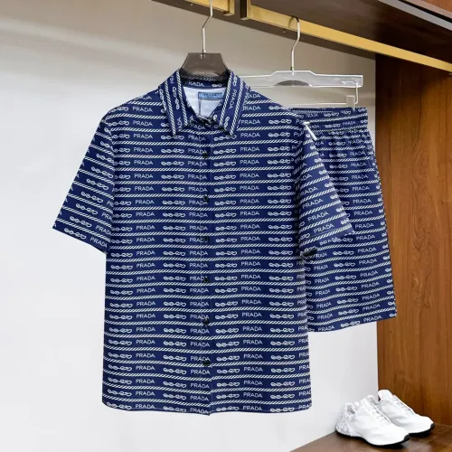 Cheap Prada Tracksuits Short Sleeved For Men #1439232, $$76.00 USD On Prada Tracksuits