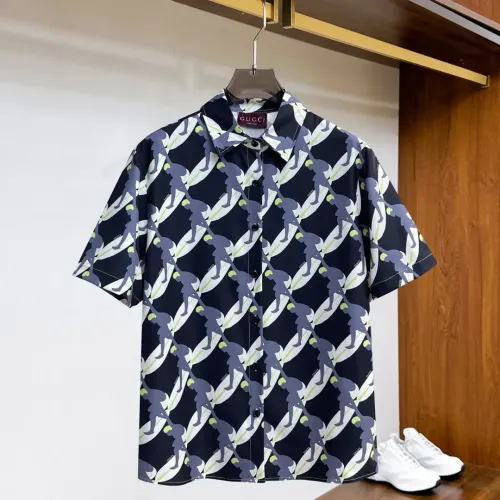 Replica Gucci Tracksuits Short Sleeved For Men #1439238 $76.00 USD for Wholesale