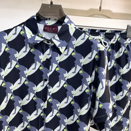 Replica Gucci Tracksuits Short Sleeved For Men #1439238 $76.00 USD for Wholesale