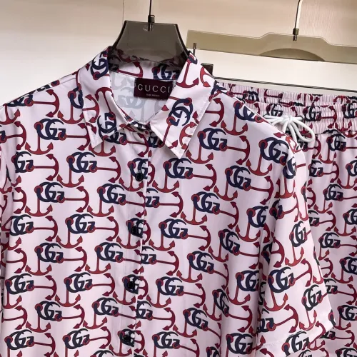 Replica Gucci Tracksuits Short Sleeved For Men #1439240 $76.00 USD for Wholesale