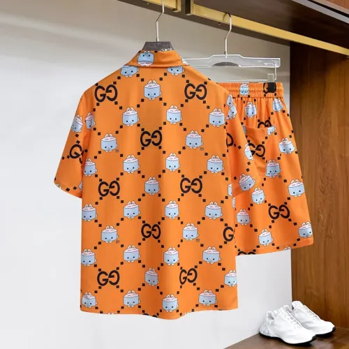 Replica Gucci Tracksuits Short Sleeved For Men #1439243 $76.00 USD for Wholesale
