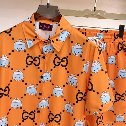 Replica Gucci Tracksuits Short Sleeved For Men #1439243 $76.00 USD for Wholesale