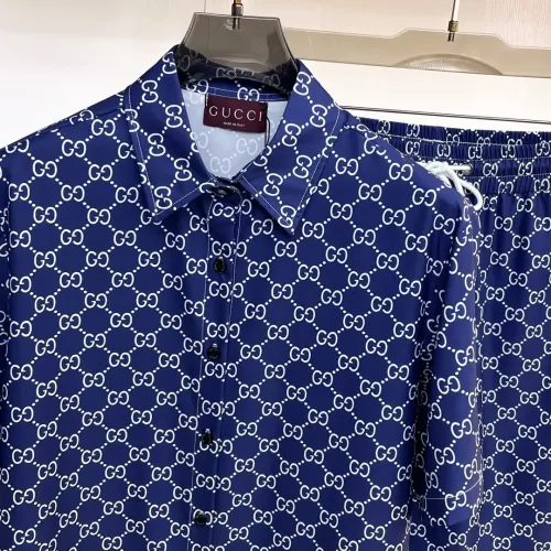 Replica Gucci Tracksuits Short Sleeved For Men #1439245 $76.00 USD for Wholesale