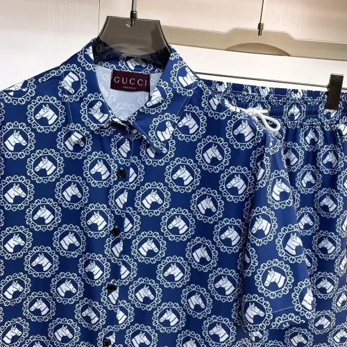 Replica Gucci Tracksuits Short Sleeved For Men #1439246 $76.00 USD for Wholesale