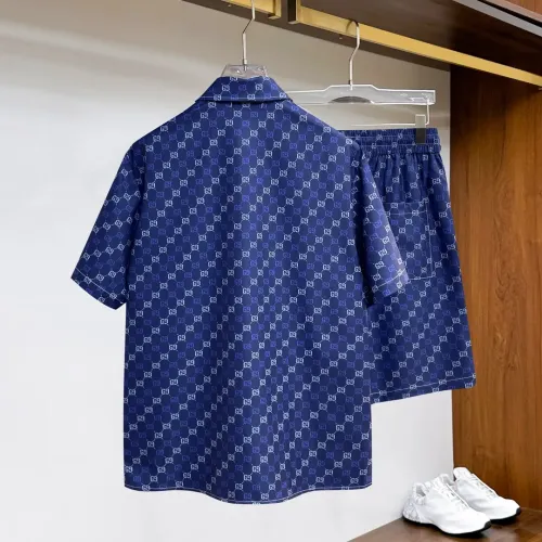 Replica Gucci Tracksuits Short Sleeved For Men #1439247 $76.00 USD for Wholesale