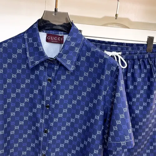 Replica Gucci Tracksuits Short Sleeved For Men #1439247 $76.00 USD for Wholesale