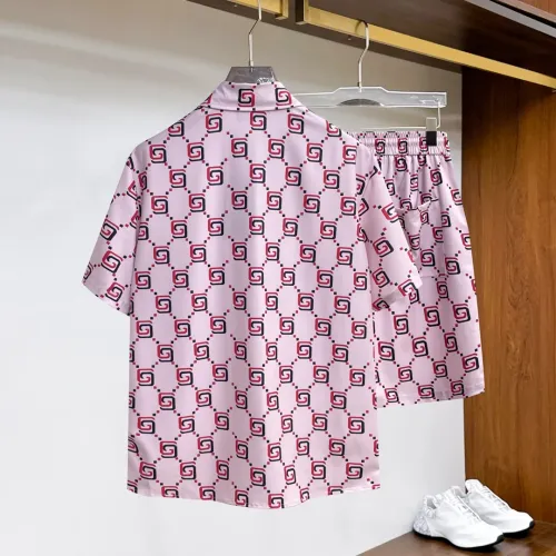 Replica Gucci Tracksuits Short Sleeved For Men #1439248 $76.00 USD for Wholesale