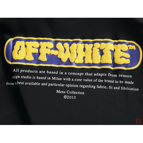 Replica Off-White T-Shirts Short Sleeved For Unisex #1439281 $40.00 USD for Wholesale