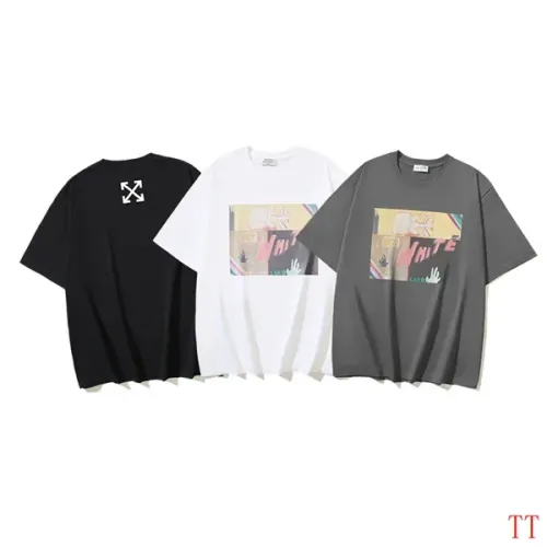 Replica Off-White T-Shirts Short Sleeved For Unisex #1439303 $29.00 USD for Wholesale