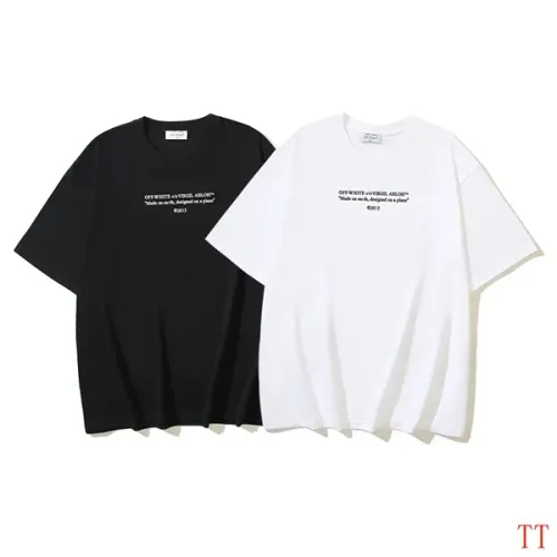 Replica Off-White T-Shirts Short Sleeved For Unisex #1439304 $29.00 USD for Wholesale