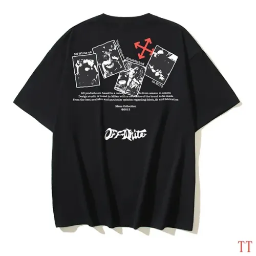 Replica Off-White T-Shirts Short Sleeved For Unisex #1439307 $29.00 USD for Wholesale