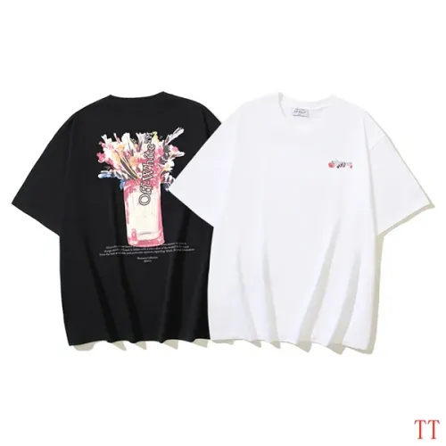 Replica Off-White T-Shirts Short Sleeved For Unisex #1439313 $29.00 USD for Wholesale