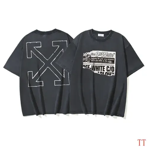 Cheap Off-White T-Shirts Short Sleeved For Unisex #1439327, $$38.00 USD On Off-White T-Shirts