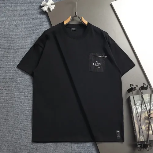 Cheap Fendi T-Shirts Short Sleeved For Unisex #1439337, $$40.00 USD On Fendi T-Shirts