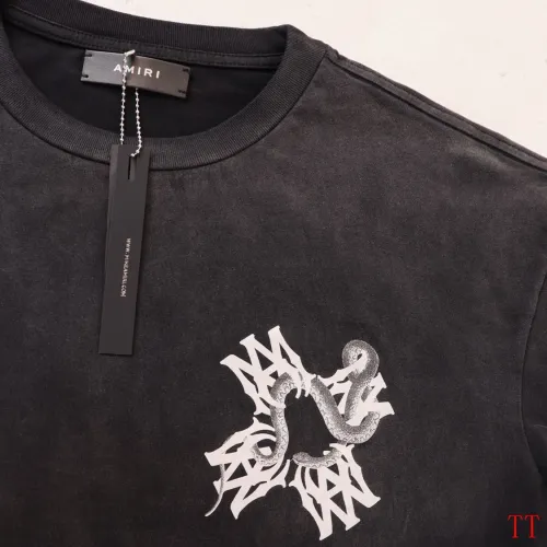 Replica Amiri T-Shirts Short Sleeved For Unisex #1439405 $32.00 USD for Wholesale