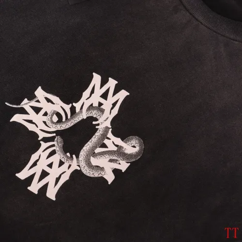 Replica Amiri T-Shirts Short Sleeved For Unisex #1439405 $32.00 USD for Wholesale