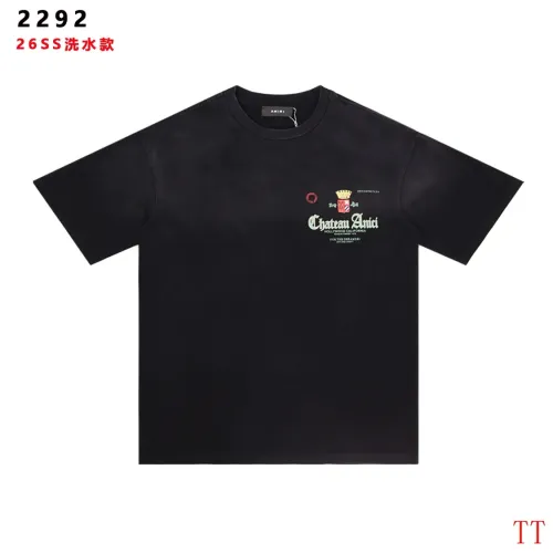 Cheap Amiri T-Shirts Short Sleeved For Unisex #1439408, $$32.00 USD On Amiri T-Shirts