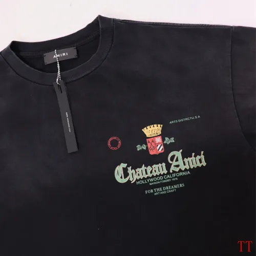 Replica Amiri T-Shirts Short Sleeved For Unisex #1439408 $32.00 USD for Wholesale