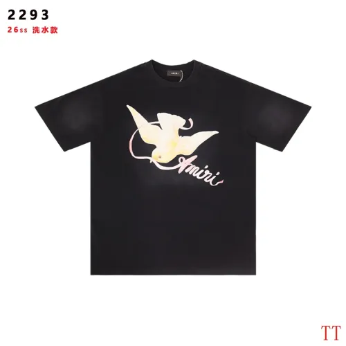Replica Amiri T-Shirts Short Sleeved For Unisex #1439411 $32.00 USD for Wholesale