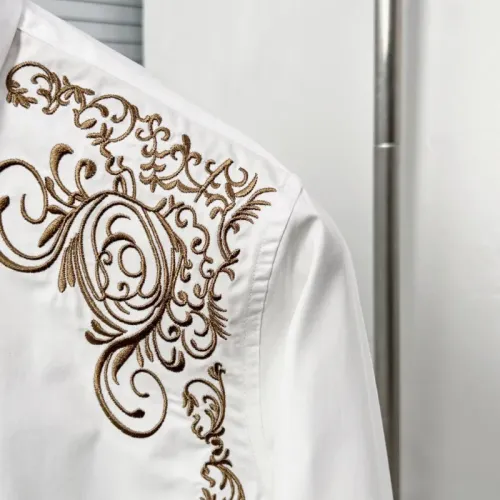 Replica Versace Shirts Long Sleeved For Men #1439465 $72.00 USD for Wholesale